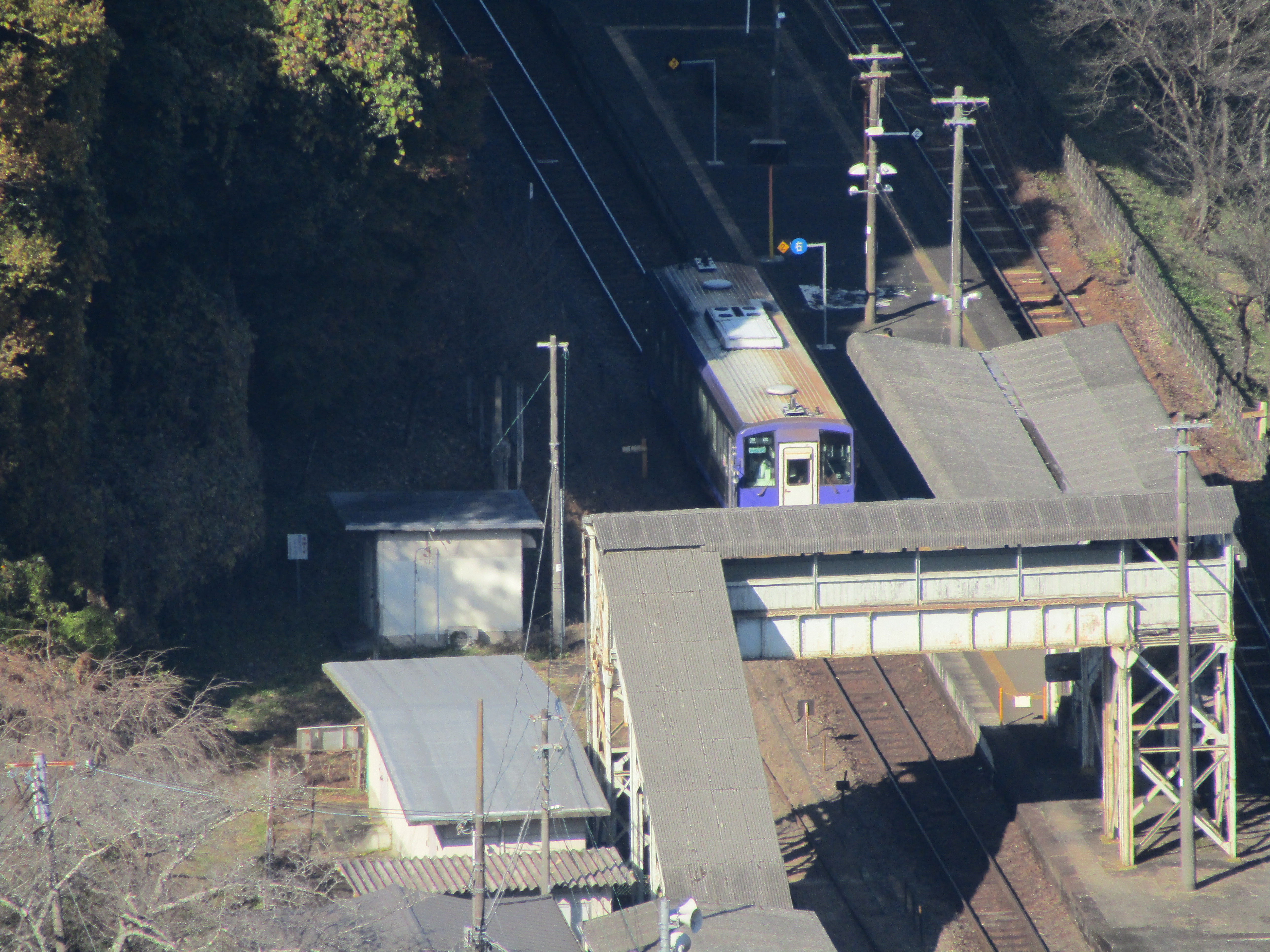 JR笠置駅ホーム